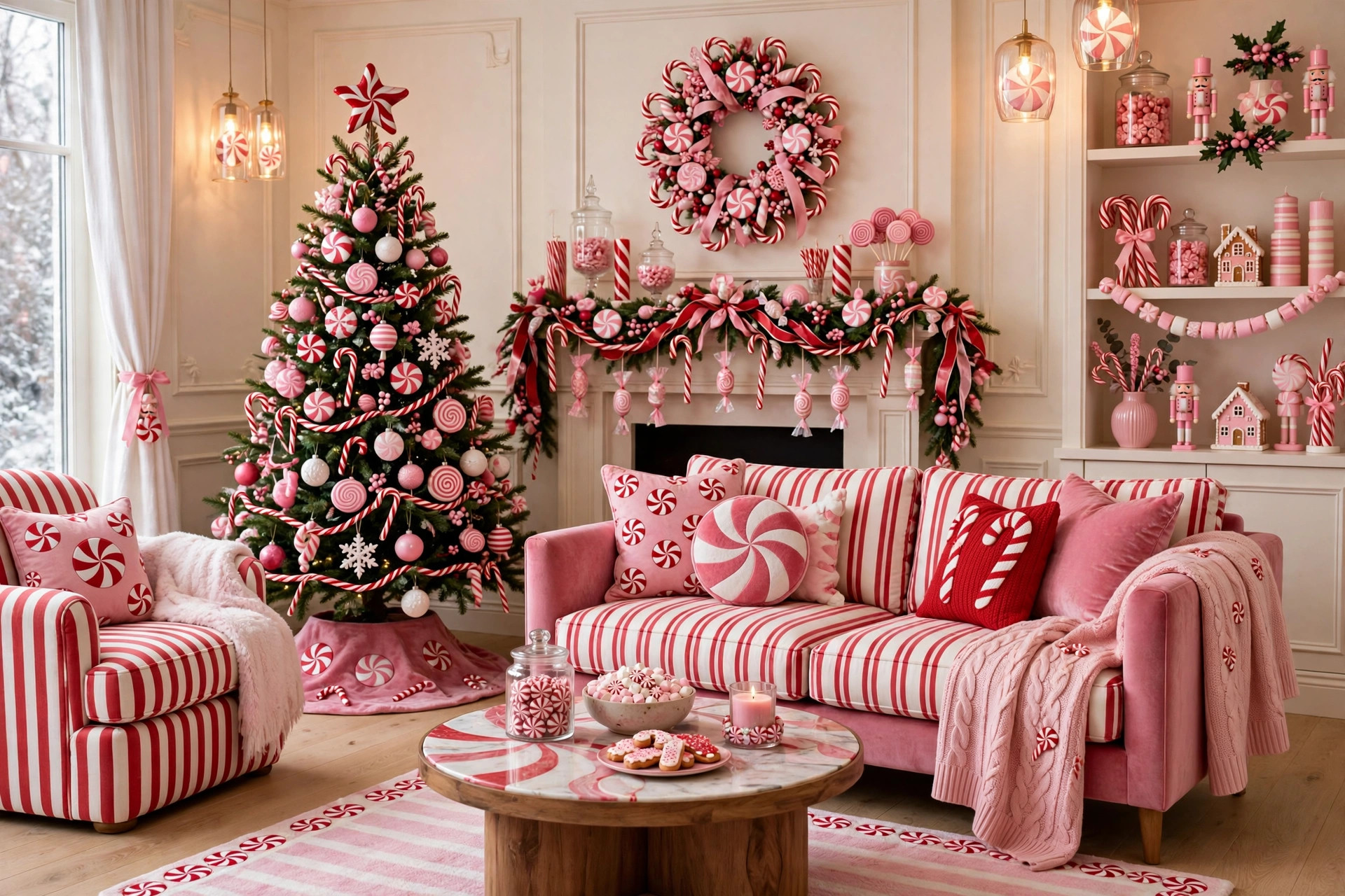 Candy cane lounge set